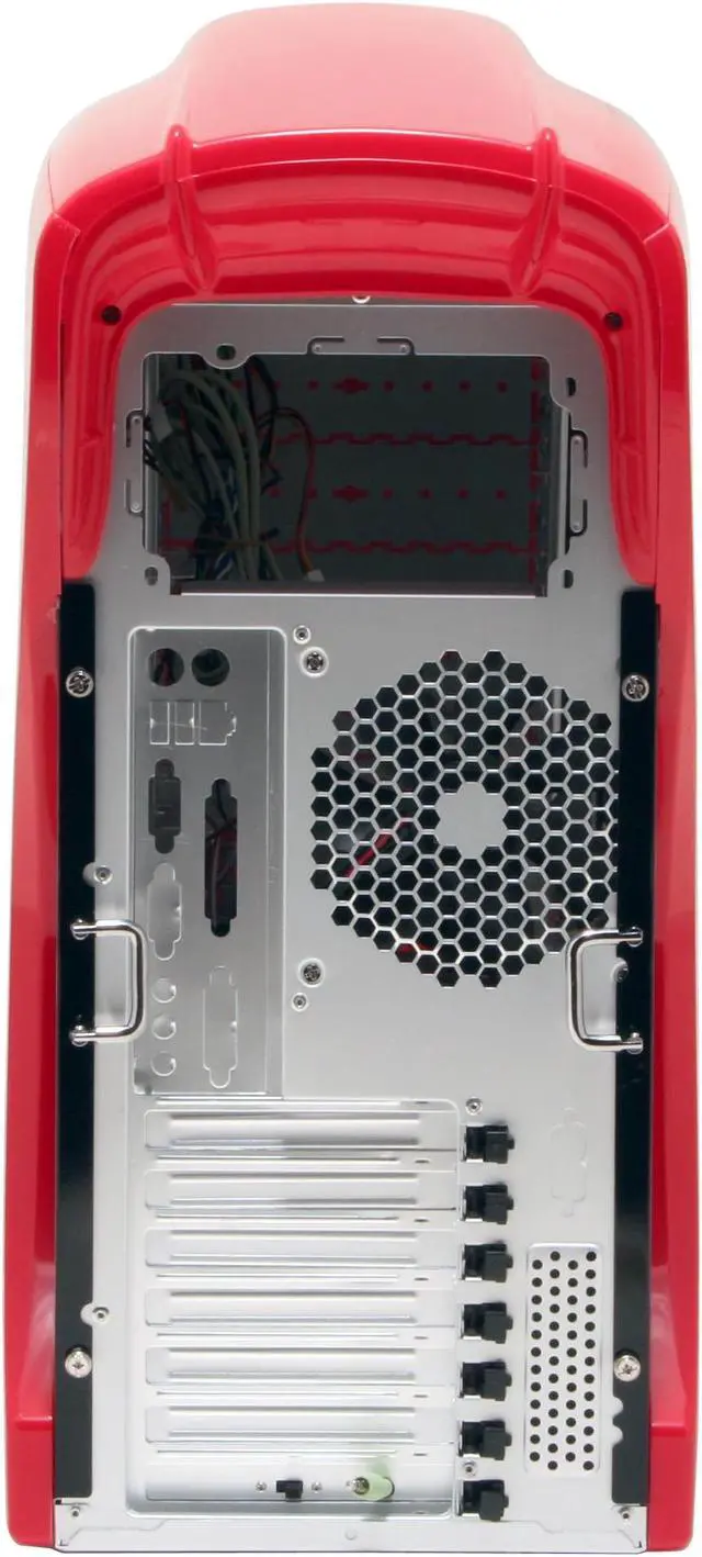 Alt view image 12 of 14 - RAIDMAX RX-9 GT ATX-911WR Red/Black Aluminum ATX Mid Tower Computer Case