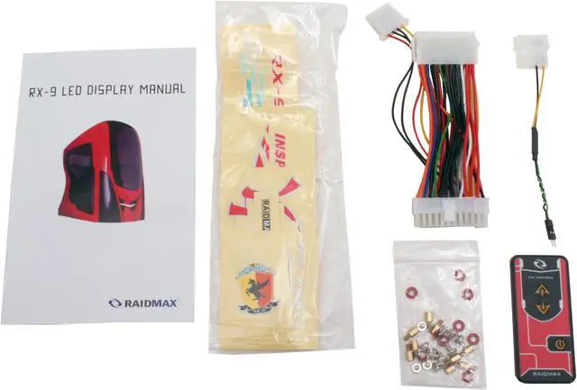 Alt view image 13 of 14 - RAIDMAX RX-9 GT ATX-911WR Red/Black Aluminum ATX Mid Tower Computer Case