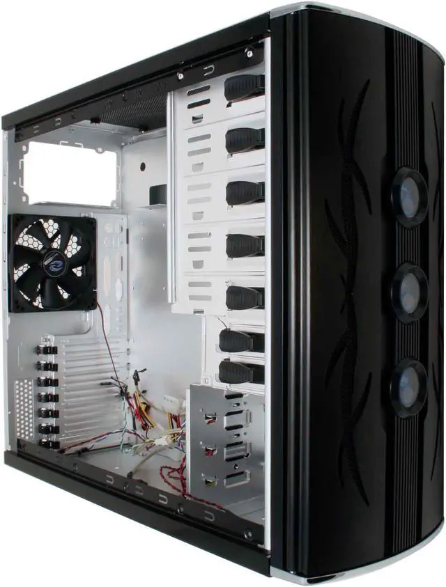 Alt view image 7 of 13 - RAIDMAX SIRIUS ATX-701WB Black Aluminum ATX Mid Tower Computer Case