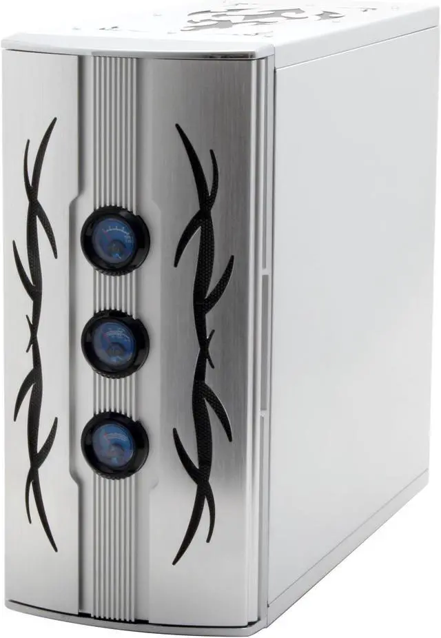 Alt view image 7 of 20 - RAIDMAX Sirius ATX-701WS Silver Aluminum ATX Mid Tower Computer Case