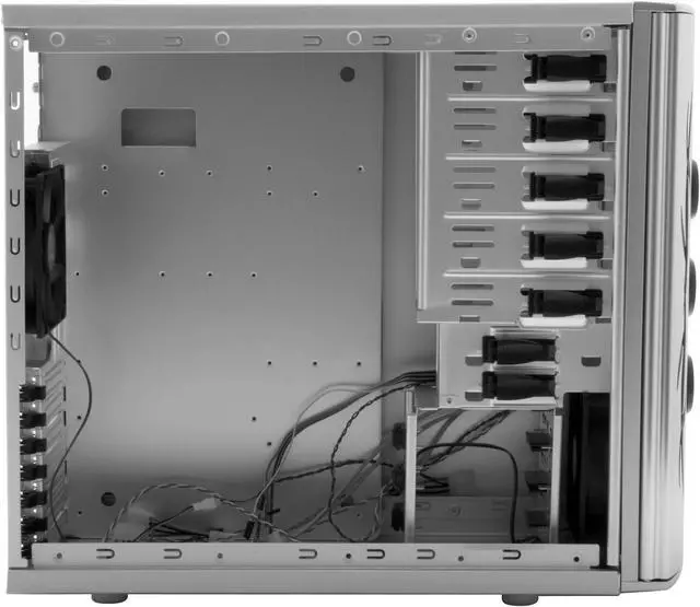 Alt view image 17 of 20 - RAIDMAX Sirius ATX-701WS Silver Aluminum ATX Mid Tower Computer Case