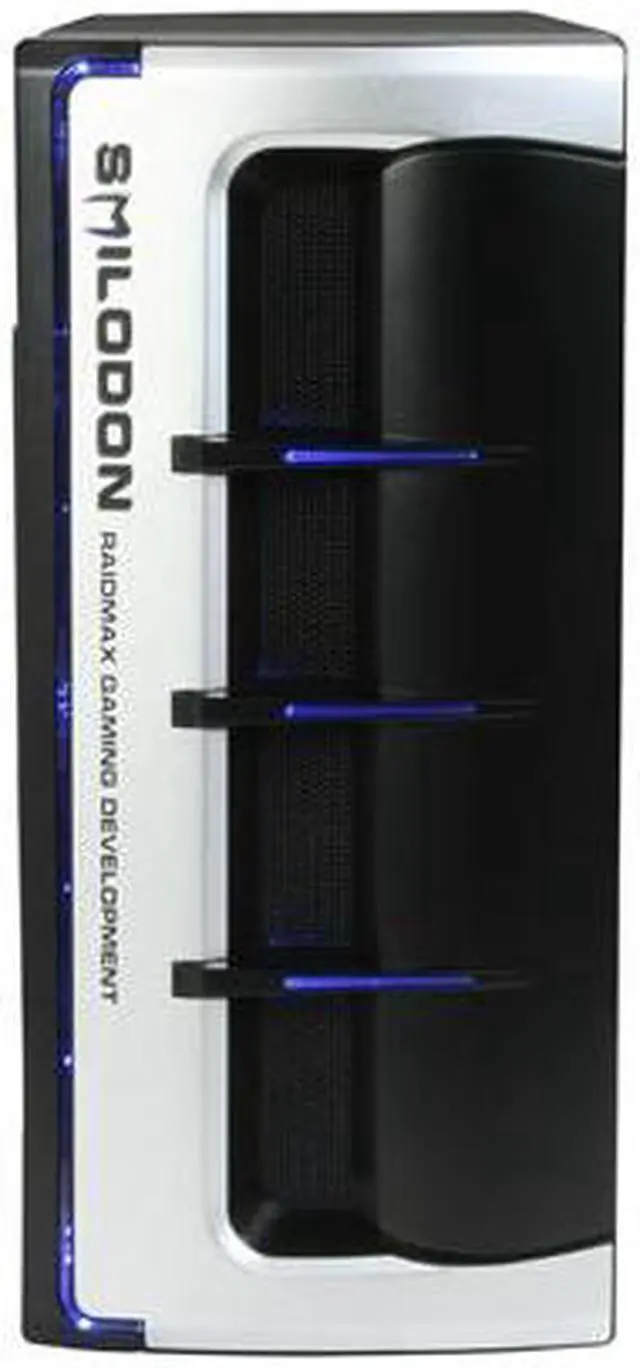 Alt view image 3 of 14 - RAIDMAX SMILODON ATX-612WB Black / Silver 1.0mm SECC Steel ATX Mid Tower Foldout MB Computer Case