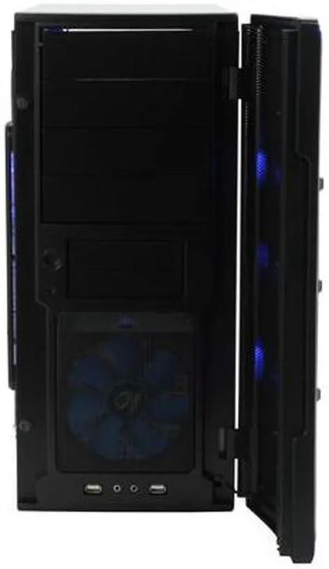 Alt view image 5 of 14 - RAIDMAX SMILODON ATX-612WB Black / Silver 1.0mm SECC Steel ATX Mid Tower Foldout MB Computer Case