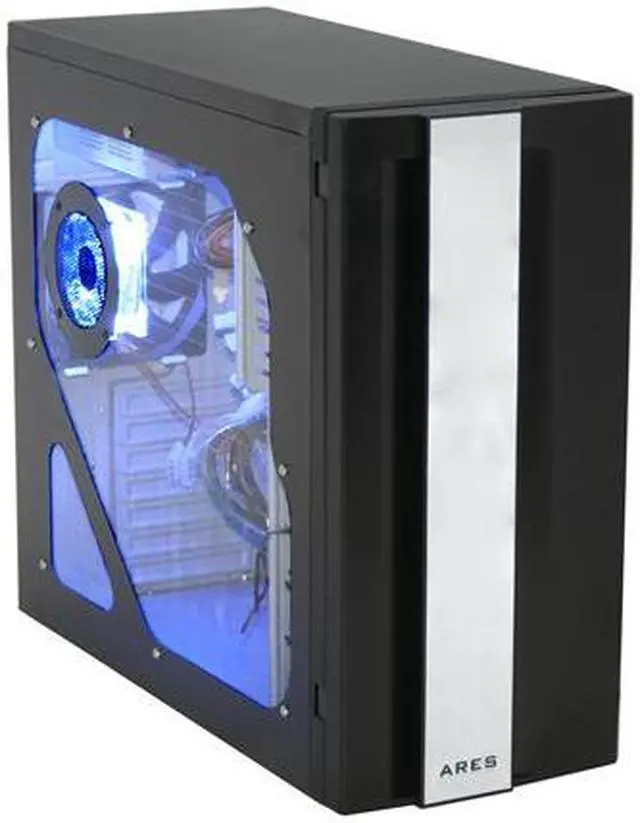 Alt view image 5 of 14 - RAIDMAX ARES ATX-801WBP Black SECC Steel ATX Mid Tower Computer Case 450W Power Supply