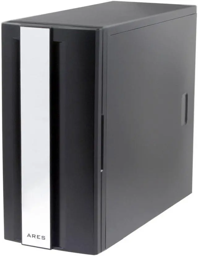 Alt view image 3 of 14 - RAIDMAX ARES ATX-801WBP Black SECC Steel ATX Mid Tower Computer Case 450W Power Supply