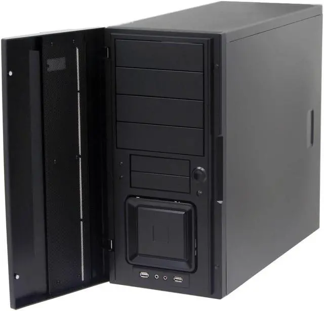 Alt view image 4 of 14 - RAIDMAX ARES ATX-801WBP Black SECC Steel ATX Mid Tower Computer Case 450W Power Supply