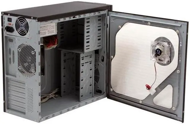 Alt view image 8 of 14 - RAIDMAX ARES ATX-801WBP Black SECC Steel ATX Mid Tower Computer Case 450W Power Supply