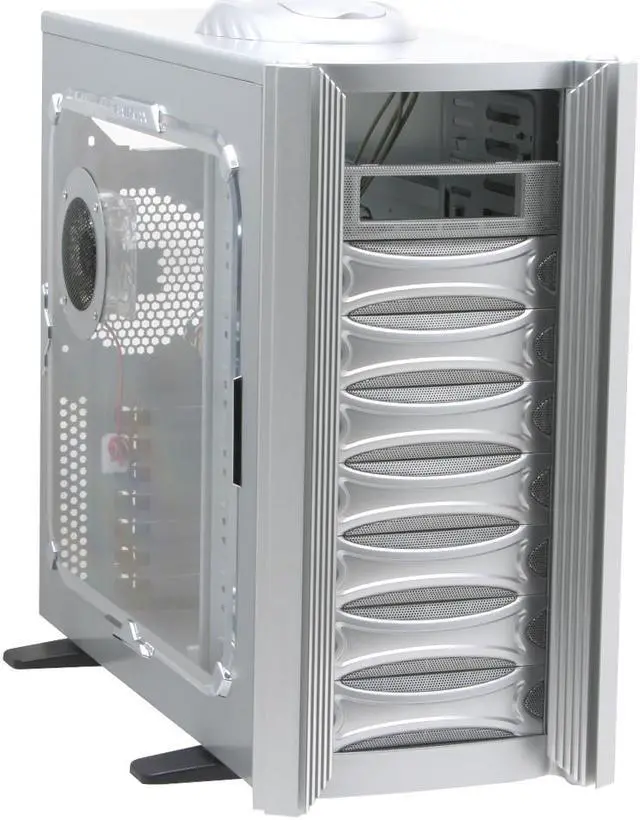Alt view image 6 of 15 - RAIDMAX KATANA ATX-729WS Silver Steel /Aluminum ATX Full Tower Computer Case