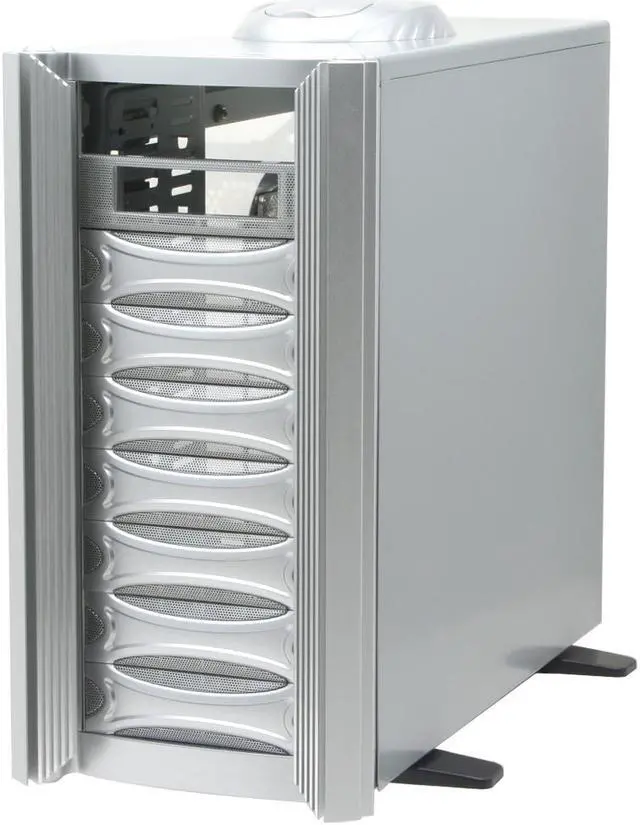 Alt view image 2 of 15 - RAIDMAX KATANA ATX-729WS Silver Steel /Aluminum ATX Full Tower Computer Case