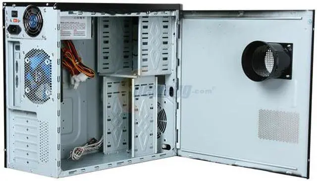 Alt view image 5 of 8 - RAIDMAX APEX ATX-802BP Black SECC Steel ATX Mid Tower Computer Case 450W Power Supply