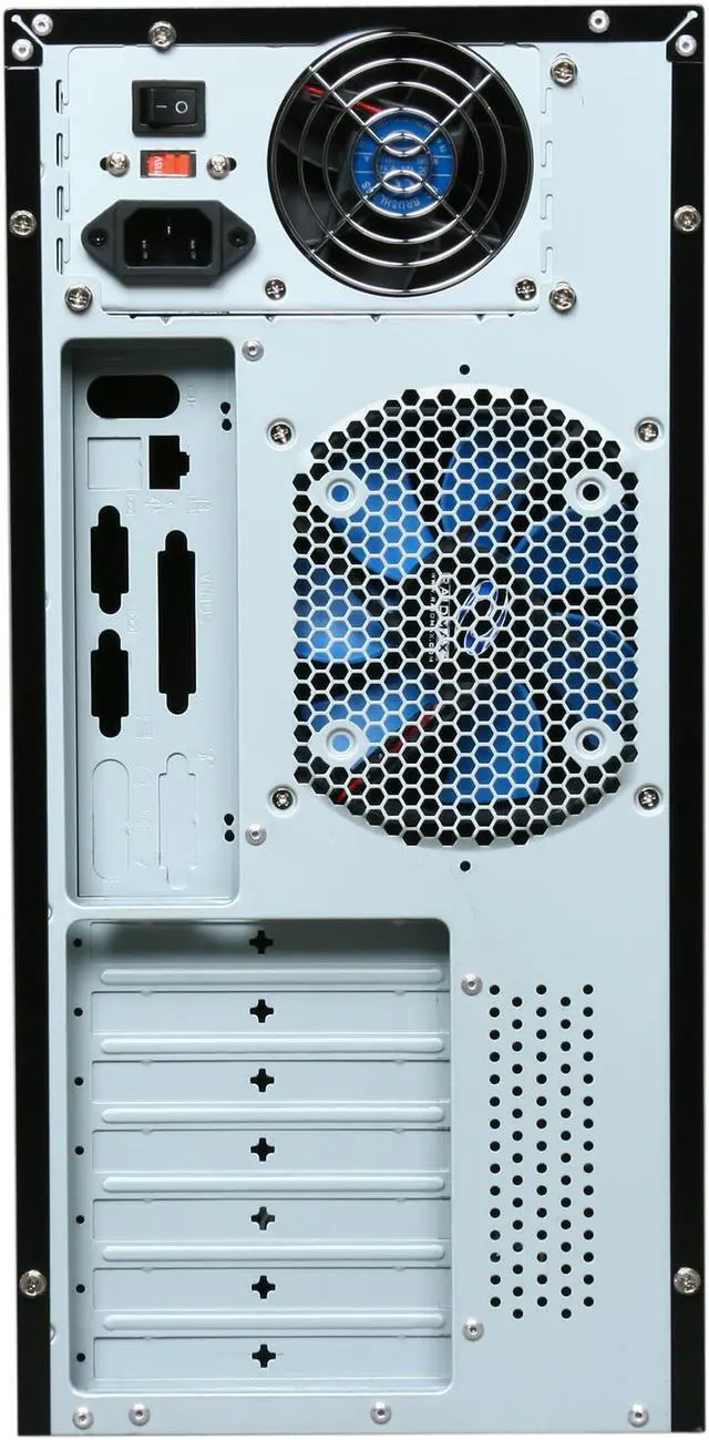 Alt view image 7 of 8 - RAIDMAX APEX ATX-802BP Black SECC Steel ATX Mid Tower Computer Case 450W Power Supply