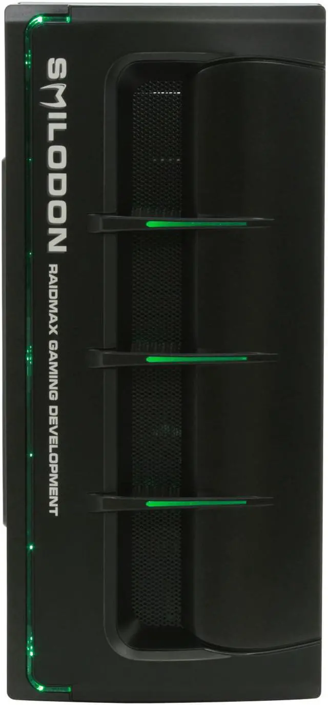 Alt view image 3 of 14 - RAIDMAX SMILODON Extreme Black ATX-612WEB 1.0mm SECC Steel ATX Mid Tower Foldout MB Computer Case