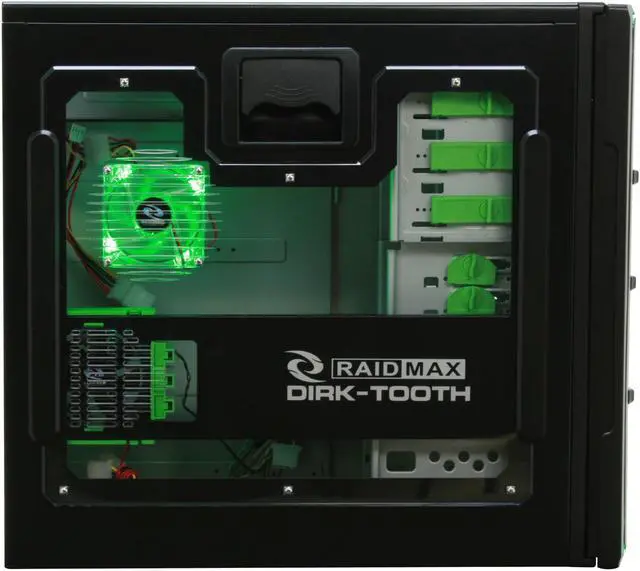 Alt view image 6 of 14 - RAIDMAX SMILODON Extreme Black ATX-612WEB 1.0mm SECC Steel ATX Mid Tower Foldout MB Computer Case