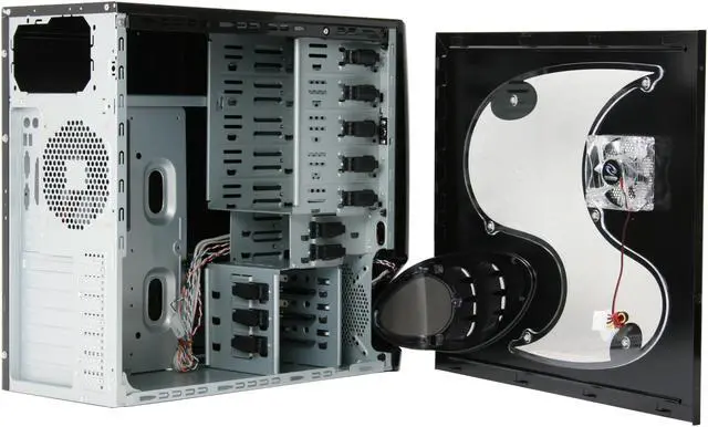 Alt view image 6 of 12 - RAIDMAX NINJA ATX-918WB Black SECC Steel ATX Mid Tower Computer Case