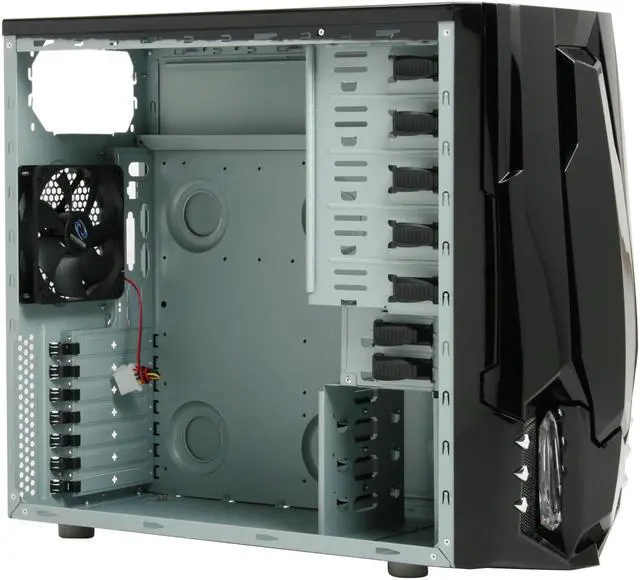Alt view image 12 of 15 - RAIDMAX SAGITTA 2 ATX-928WB Black 0.7mm SECC Steel ATX Mid Tower Removable MB Computer Case