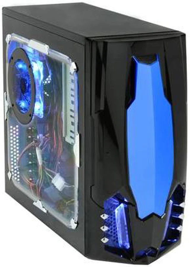 RAIDMAX SAGITTA 2 ATX-928WU Black/ Blue Removable MB Computer Case ...