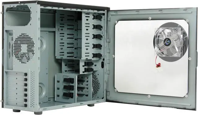 Alt view image 11 of 15 - RAIDMAX SAGITTA 2 ATX-928WY Black/ Yellow 0.7mm SECC Steel ATX Mid Tower Removable MB Computer Case