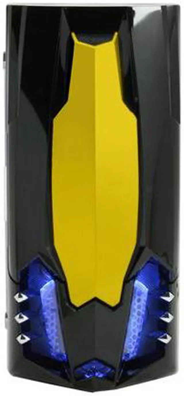 Alt view image 3 of 15 - RAIDMAX SAGITTA 2 ATX-928WY Black/ Yellow 0.7mm SECC Steel ATX Mid Tower Removable MB Computer Case
