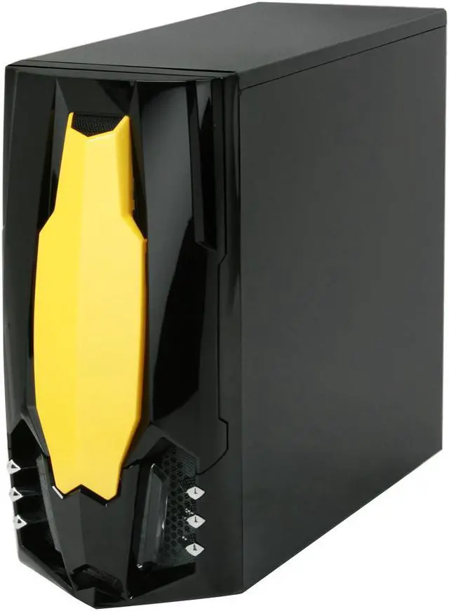 Alt view image 5 of 15 - RAIDMAX SAGITTA 2 ATX-928WY Black/ Yellow 0.7mm SECC Steel ATX Mid Tower Removable MB Computer Case