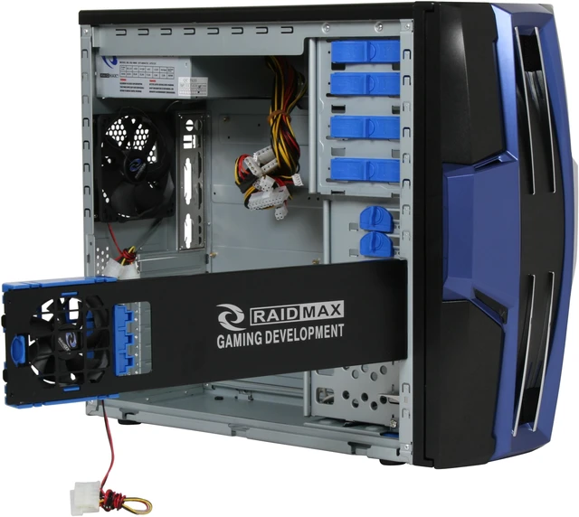 Aztec Computer Tower RAIDMAX AZTEC ATX-619WUP Black/ Blue Computer Case - Newegg.com