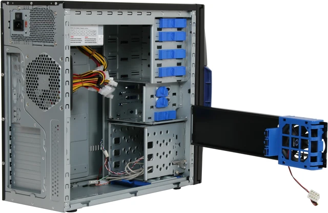RAIDMAX AZTEC ATX-619WUP Black/ Blue Computer Case - Newegg.com