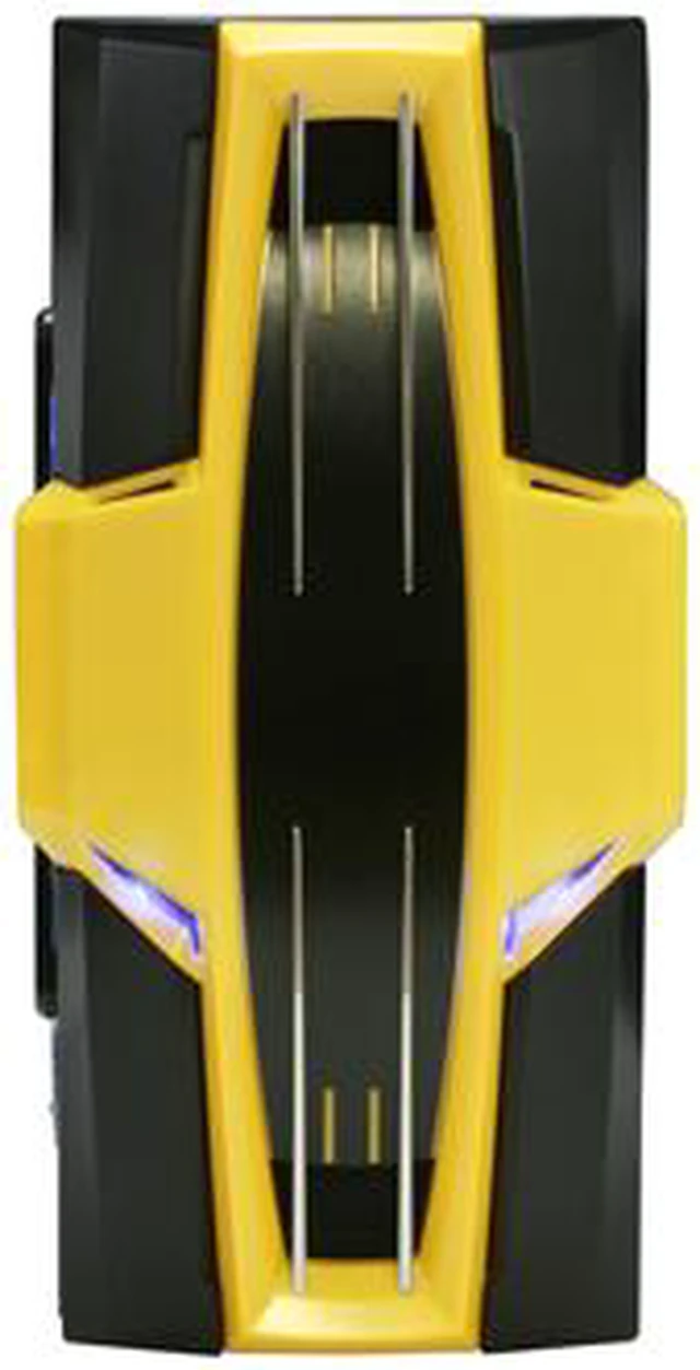 Alt view image 3 of 14 - RAIDMAX AZTEC ATX-619WYP Black/ Yellow SECC Steel ATX Mid Tower Computer Case 500W Power Supply