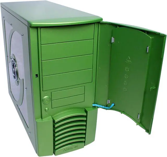 Alt view image 5 of 15 - RAIDMAX Scorpio ATX-868WGP Green Steel ATX Mid Tower Computer Case 420W Power Supply