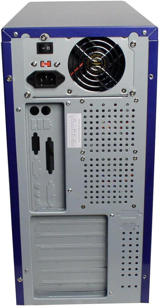 Alt view image 8 of 15 - RAIDMAX Scorpio ATX-868WUP Blue Steel ATX Mid Tower Computer Case 420W Power Supply