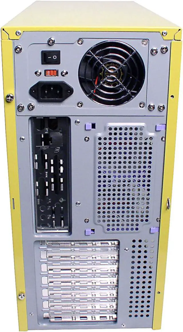 Alt view image 8 of 10 - RAIDMAX Scorpio ATX-868WYP Yellow Steel ATX Mid Tower Computer Case 420W Power Supply