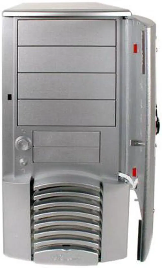 Alt view image 2 of 8 - RAIDMAX Scorpio ATX-868WSP Silver 0.8mm SECC ATX Mid Tower Computer Case 420watts PS2 ATX12V Power Supply