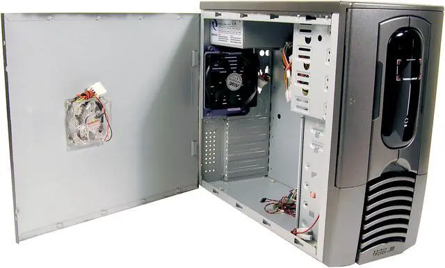 Alt view image 3 of 8 - RAIDMAX Virgo 811TP Black 0.8mm Japenness SECC ATX Mid Tower Computer Case 420watts PS2 ATX12V Power Supply 120mm fan Power Supply