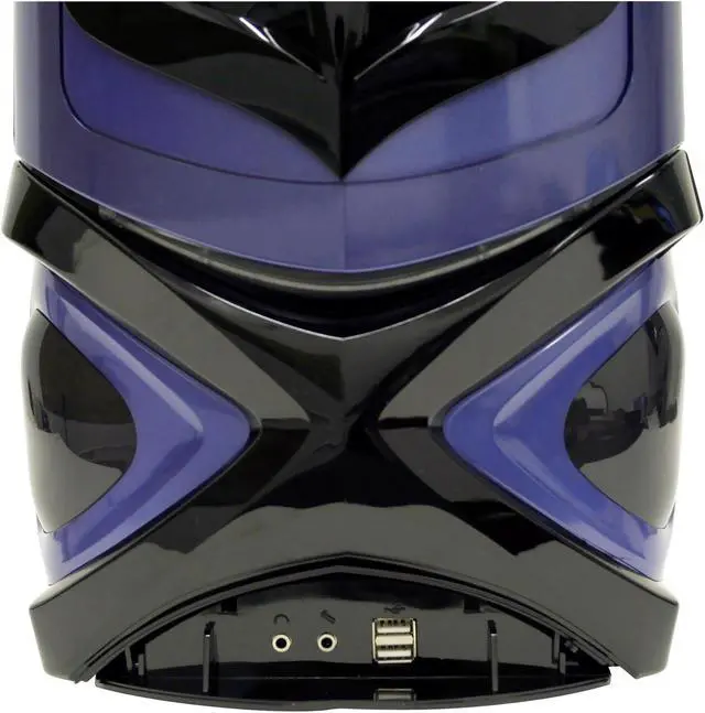Alt view image 5 of 13 - RAIDMAX SAMURAI 908 Blue SECC Steel ATX Mid Tower Computer Case 420W Power Supply