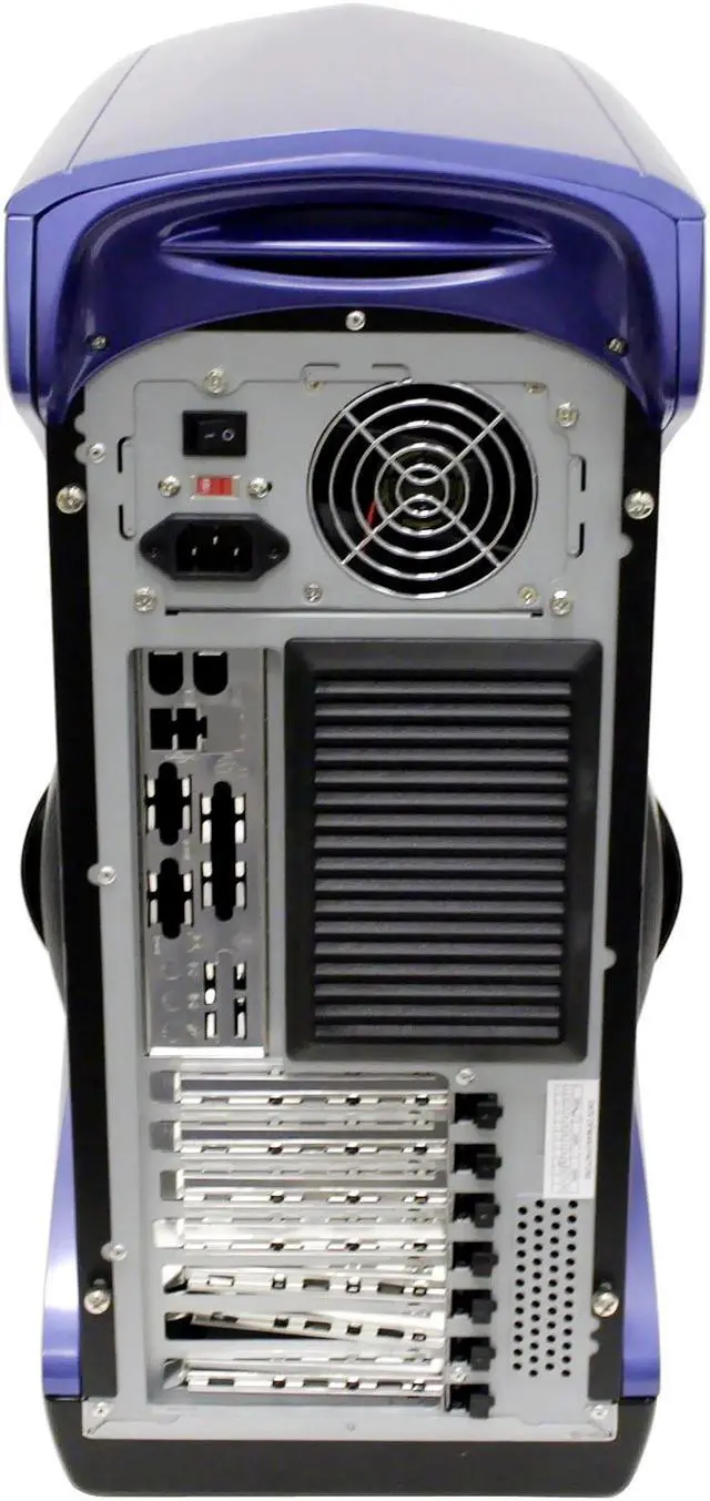 Alt view image 9 of 13 - RAIDMAX SAMURAI 908 Blue SECC Steel ATX Mid Tower Computer Case 420W Power Supply