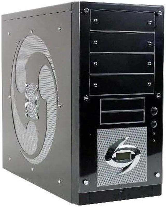 Alt view image 2 of 15 - RAIDMAX Mustang ATX-889WBP Black SECC Steel ATX Mid Tower Computer Case 420watts PS2 ATX12V Power Supply