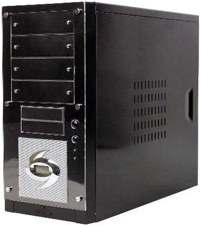 Alt view image 3 of 15 - RAIDMAX Mustang ATX-889WBP Black SECC Steel ATX Mid Tower Computer Case 420watts PS2 ATX12V Power Supply