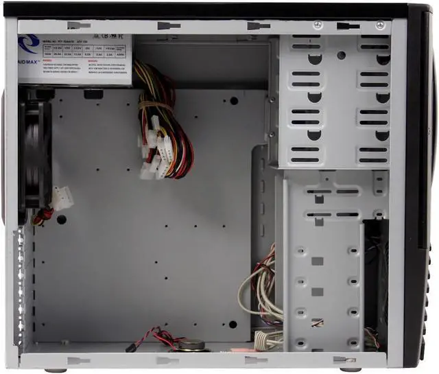 Alt view image 8 of 13 - RAIDMAX Virgo ATX-811BP Black Steel ATX Mid Tower Computer Case 420W Power Supply