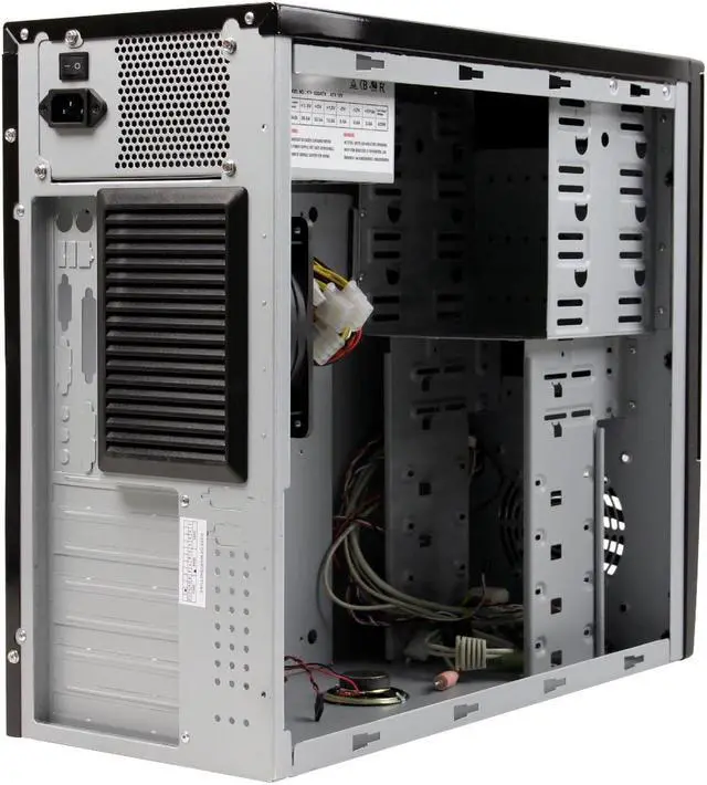 Alt view image 9 of 13 - RAIDMAX Virgo ATX-811BP Black Steel ATX Mid Tower Computer Case 420W Power Supply
