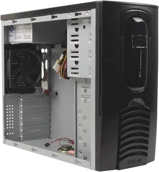 Alt view image 7 of 13 - RAIDMAX Virgo ATX-811BP Black Steel ATX Mid Tower Computer Case 420W Power Supply