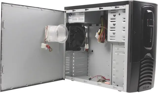 Alt view image 6 of 13 - RAIDMAX Virgo ATX-811BP Black Steel ATX Mid Tower Computer Case 420W Power Supply
