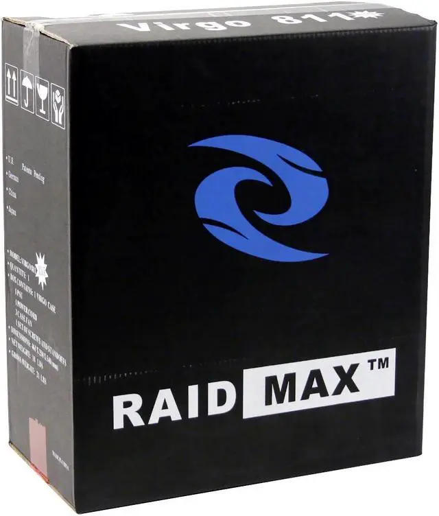 Alt view image 13 of 13 - RAIDMAX Virgo ATX-811BP Black Steel ATX Mid Tower Computer Case 420W Power Supply