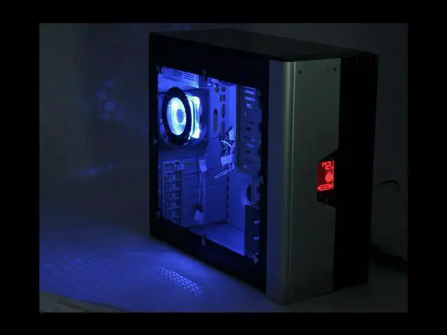 Alt view image 12 of 17 - RAIDMAX X1 ATX-909WBP Black/ Silver 0.7mm Japanese SECC Body / Aluminum Faceplate ATX Mid Tower Computer Case 450watts PS2 ATX12V SATA Ready Power Supply