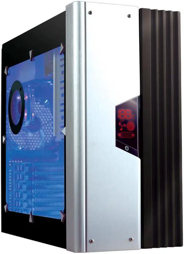 Main image of RAIDMAX X1 ATX-909WBP Black/ Silver 0.7mm Japanese SECC Body / Aluminum Faceplate ATX Mid Tower Computer Case 450watts PS2 ATX12V SATA Ready Power Supply