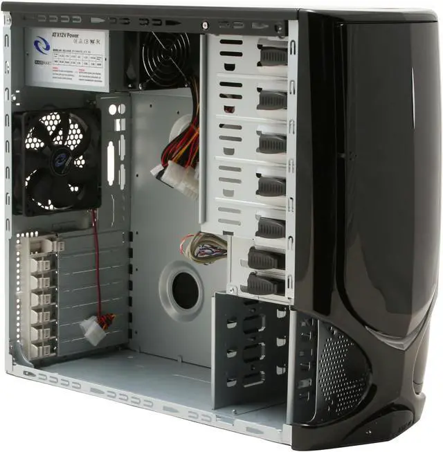Alt view image 8 of 16 - RAIDMAX Ninja ATX-918WBP Black SECC Steel ATX Mid Tower Computer Case 450watts PS2 ATX12V SATA Ready Power Supply