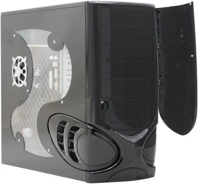 Alt view image 10 of 16 - RAIDMAX Ninja ATX-918WBP Black SECC Steel ATX Mid Tower Computer Case 450watts PS2 ATX12V SATA Ready Power Supply
