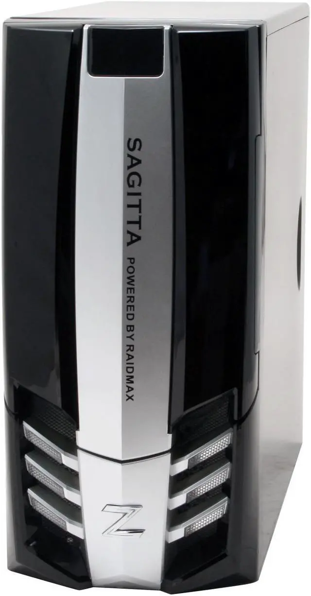 Alt view image 9 of 19 - RAIDMAX SAGITTA 1 ATX-921WBP Black / Silver 0.7mm SECC Steel ATX Mid Tower Removable MB Computer Case With 450W Power Supply