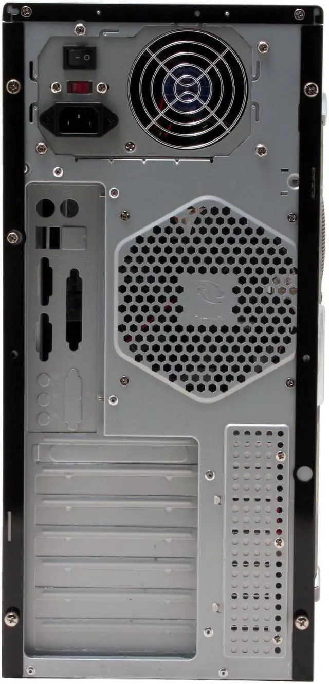Alt view image 17 of 19 - RAIDMAX SAGITTA 1 ATX-921WBP Black / Silver 0.7mm SECC Steel ATX Mid Tower Removable MB Computer Case With 450W Power Supply