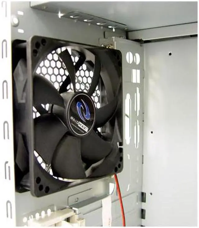 Alt view image 7 of 18 - RAIDMAX Sagitta ATX-921WSP Silver / Red SECC Steel ATX Mid Tower Computer Case 450W Power Supply