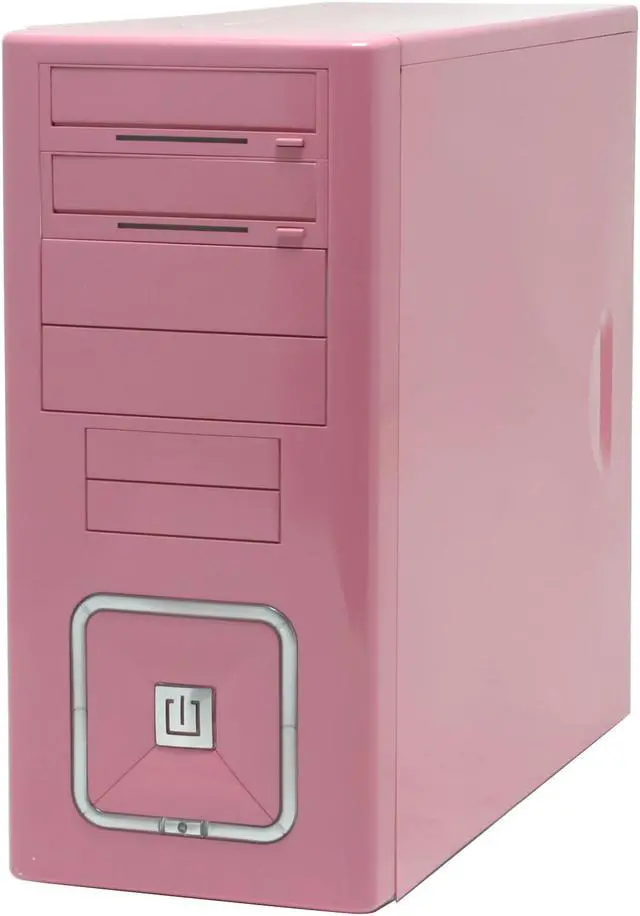 Alt view image 3 of 16 - RAIDMAX O² ATX-302KP Pink Steel ATX Mid Tower Computer Case 420W Power Supply