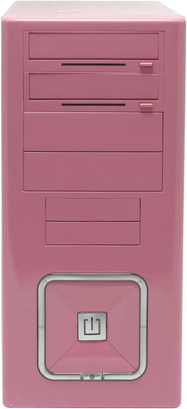 Alt view image 4 of 16 - RAIDMAX O² ATX-302KP Pink Steel ATX Mid Tower Computer Case 420W Power Supply
