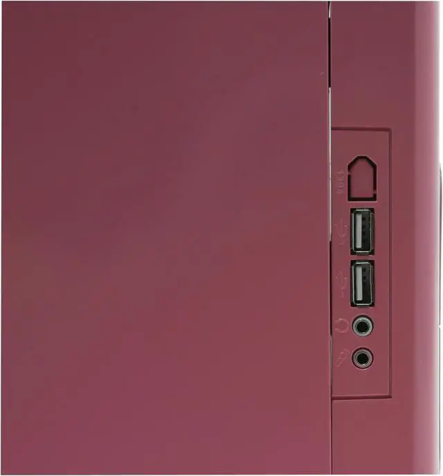 Alt view image 6 of 16 - RAIDMAX O² ATX-302KP Pink Steel ATX Mid Tower Computer Case 420W Power Supply